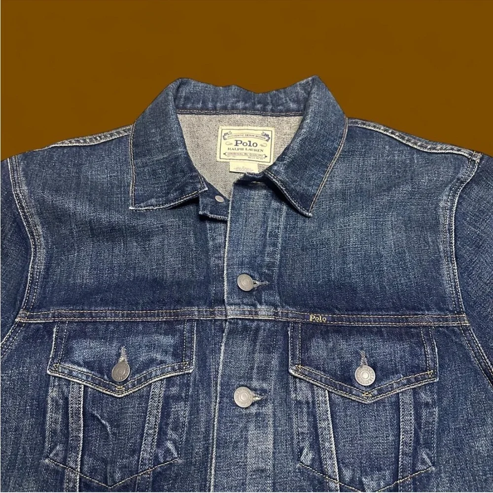 Polo Ralph Lauren faded trucker denim jacket